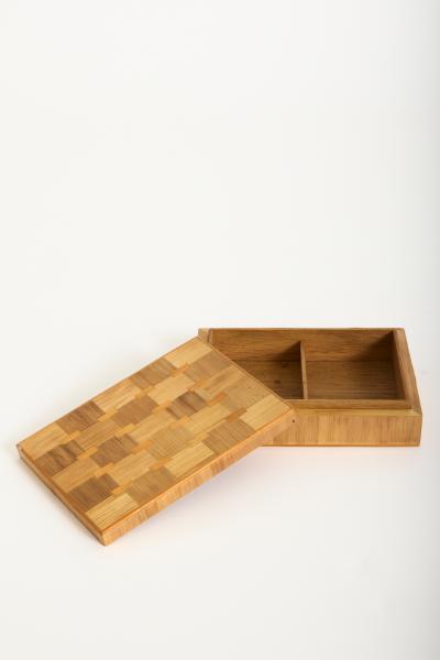 Art Deco Straw Marquetry Box