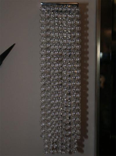 Art Deco Style Beaded Wall Sconces