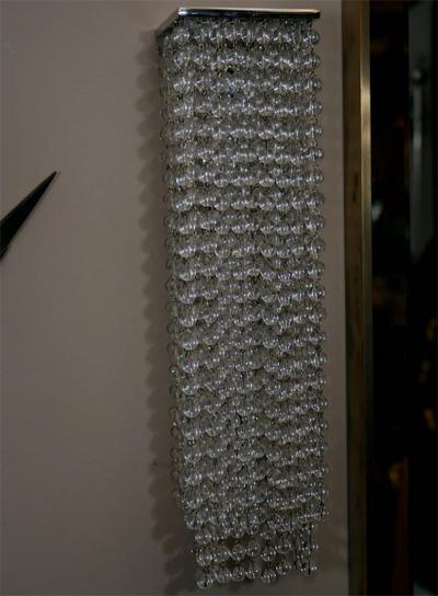 Art Deco Style Beaded Wall Sconces