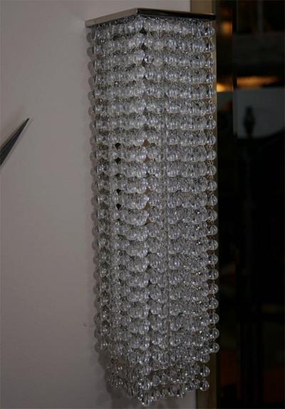Art Deco Style Beaded Wall Sconces