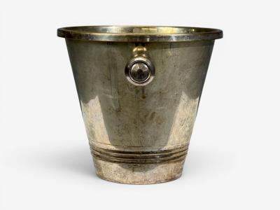 Art Deco Style Champage or Ice Bucket Silverplate France 20th c 