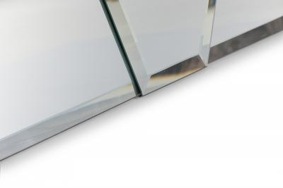 Art Deco Style French Triangular Skyscraper Form Wall Mirror