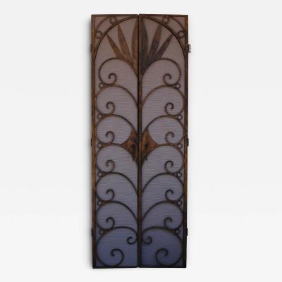 Art Deco Style Iron Doors