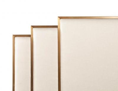 Art Deco Style King Bed in Bronze