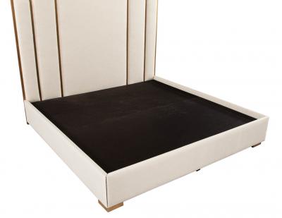 Art Deco Style King Bed in Bronze