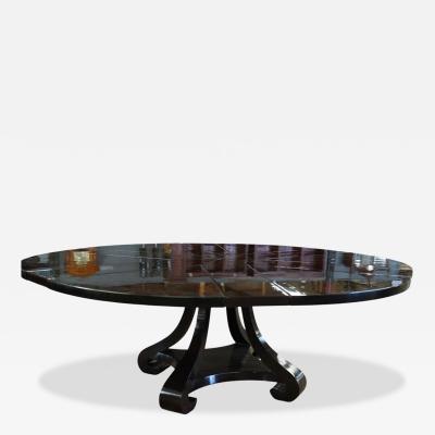 Art Deco Style Metamorphic Chinoiserie Extension Dining Table