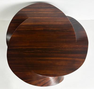 Art Deco Style Rosewood Coffee Table with an Unusual Sculptural Form 20th C