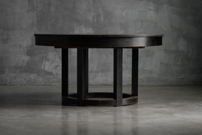 Art Deco Style Round Dining Table Italy 1930s