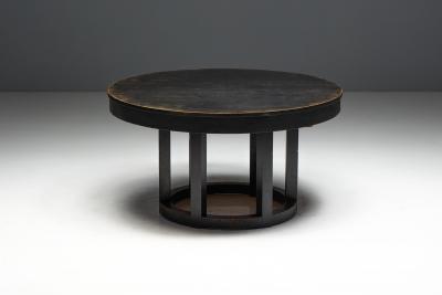 Art Deco Style Round Dining Table Italy 1930s