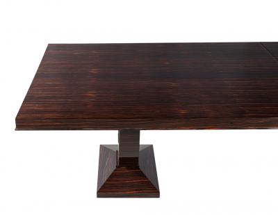 Art Deco Styled Macassar Dining Table by Philippe Hurel France