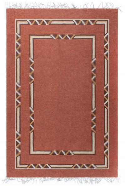 Art Deco Swedish Flat Weave Rug