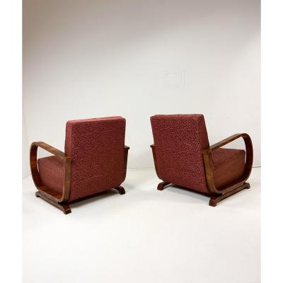 Art Deco Swedish Lounge Chairs