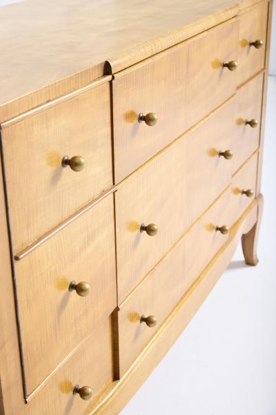Art Deco Sycamore Chest of Drawers