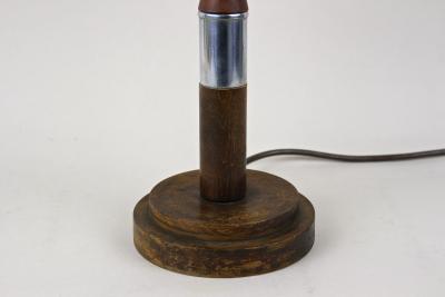 Art Deco Table Lamp With Glass Lampshade 20th Century Austria ca 1930