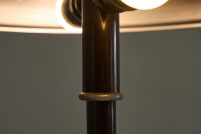 Art Deco Table Lamp in Nickel Plated and Bronzed Brass 1930s