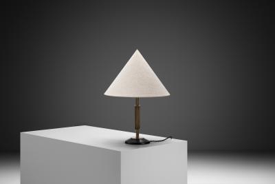Art Deco Table Lamp with Pointed Shade Europe ca 1920s