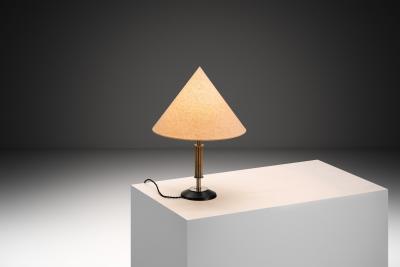 Art Deco Table Lamp with Pointed Shade Europe ca 1920s