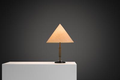 Art Deco Table Lamp with Pointed Shade Europe ca 1920s