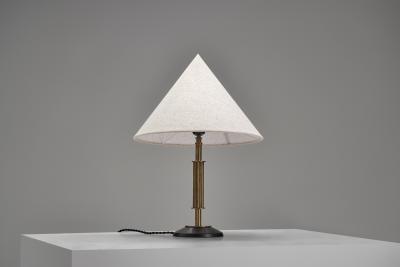 Art Deco Table Lamp with Pointed Shade Europe ca 1920s
