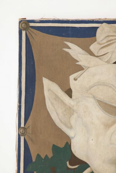 Art Deco Theatrical Mask Painting