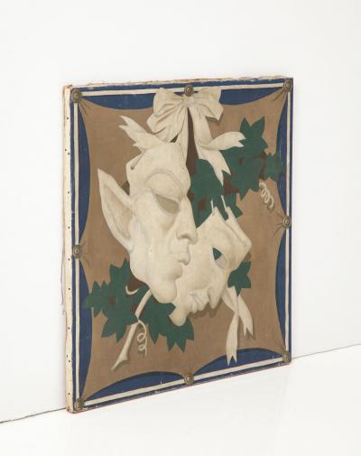 Art Deco Theatrical Mask Painting