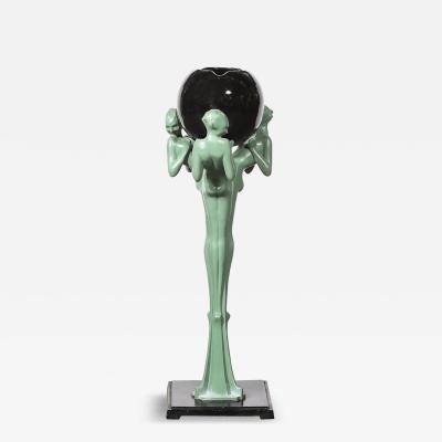 Art Deco Three Graces Smokers Stand by Frankart