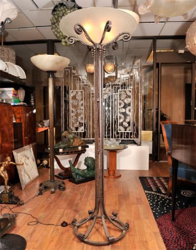 Art Deco Torche re signed Maison 