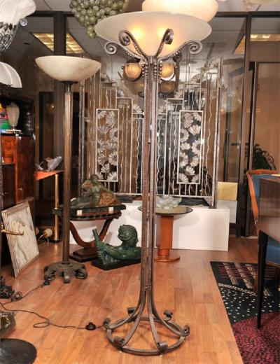 Art Deco Torche re signed Maison 