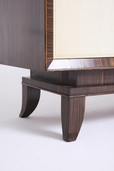 Art Deco Velum and Macassar Sideboard