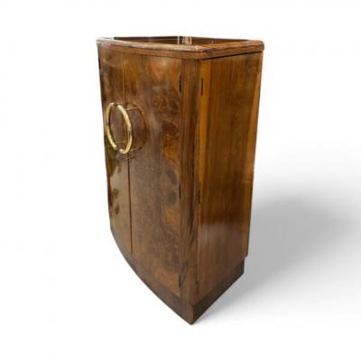 Art Deco Walnut Bar Counter