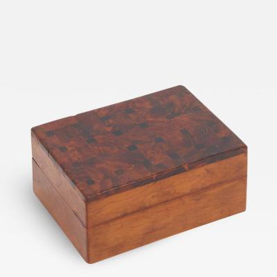 Art Deco Walnut Box