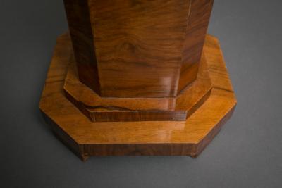 Art Deco Walnut Pedestal