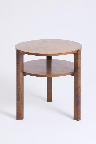 Art Deco Walnut Side Table