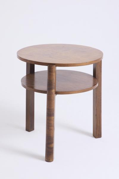 Art Deco Walnut Side Table