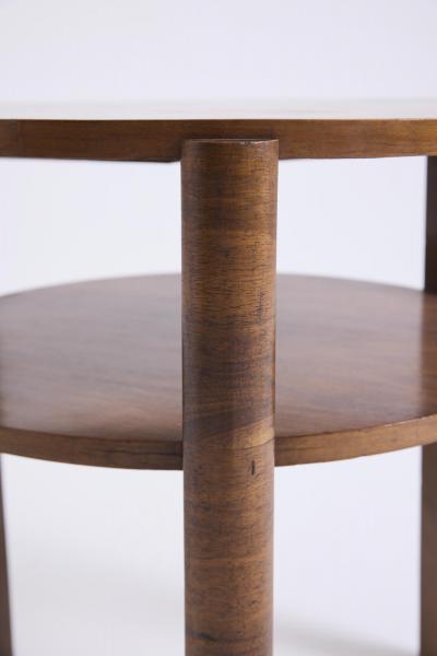 Art Deco Walnut Side Table