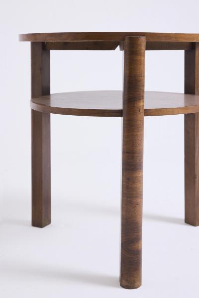 Art Deco Walnut Side Table