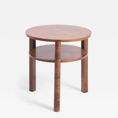 Art Deco Walnut Side Table
