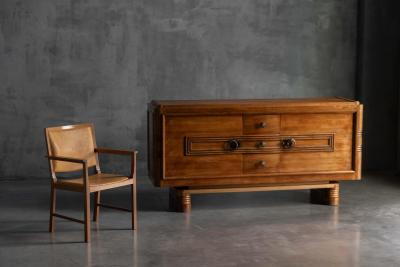Art Deco Walnut Sideboard France 1930s