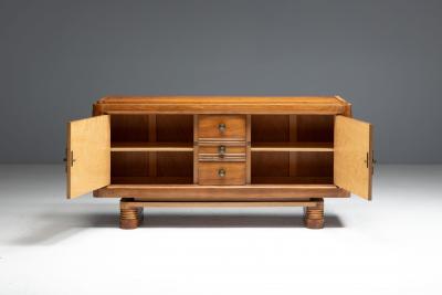 Art Deco Walnut Sideboard France 1930s