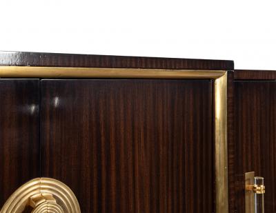 Art Deco Wardrobe Armoire Cabinet Circa 1940s France