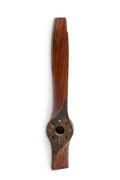 Art Deco Wood Propeller Barometer
