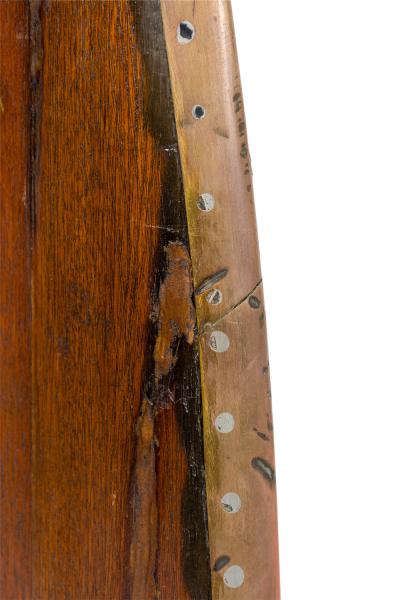 Art Deco Wood Propeller Barometer