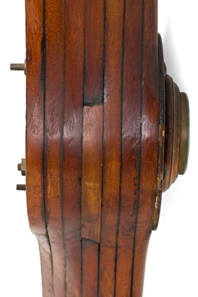 Art Deco Wood Propeller Barometer
