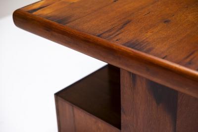 Art Deco Writing Desk in Oak Belgium 1930s