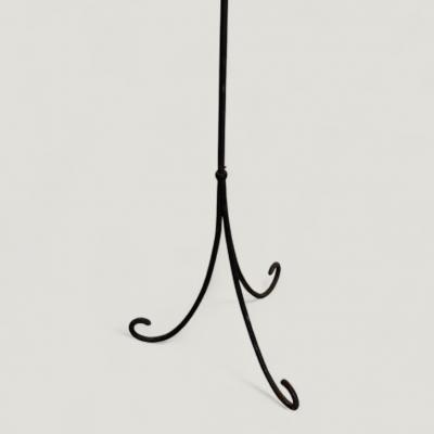 Art Deco Wrought Iron Floor Lamp