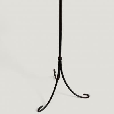 Art Deco Wrought Iron Floor Lamp