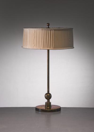 Art Deco brass table lamp Sweden