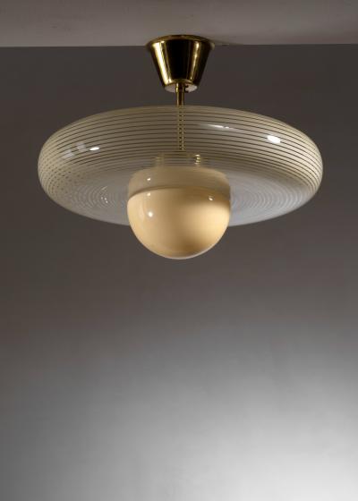 Art Deco glass pendant