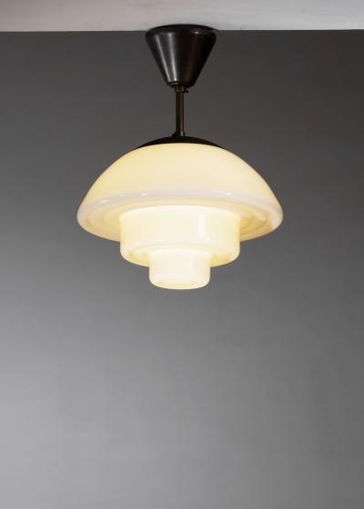 Art Deco glass pendant