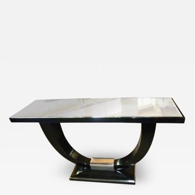 Art Deco modernist console U shaped base
